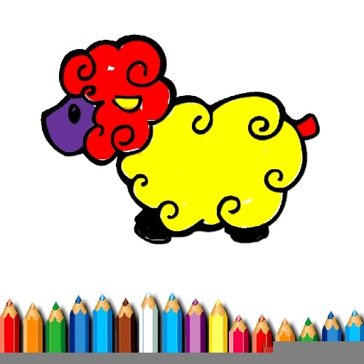 Baby Sheep Coloring Book